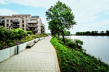 Photo of the Elbterrassen residential project in Geesthacht