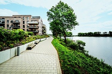 Photo of the Elbterrassen residential project in Geesthacht