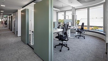 Foto Büroräume Firmenzentrale für Volksbank Raiffeisenbank Ingolstadt