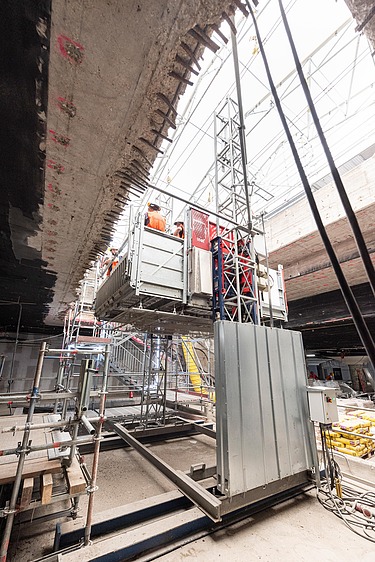 Foto Baustelle Hauptbahnhof Frankfurt am Main