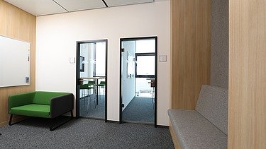 Photo interior view of AGCO GmbH office building in Marktoberdorf