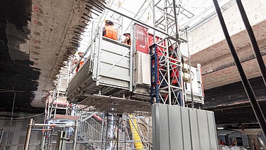 Photo construction site Frankfurt am Main main station