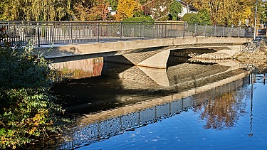 Photo of the newly built Isenbrücke bridge in Dorfen