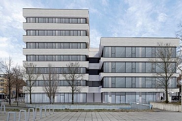 Photo Exterior view of the Bauen im Bestand project central library in Cologne