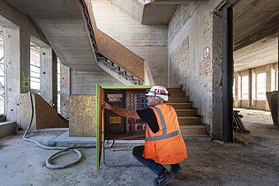 Foto Baustelle Landwirtschaftliche Rentenbank Frankfurt am Main