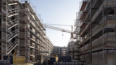 Foto Baustelle Wohnquartier Welfenstraße in Wiesbaden