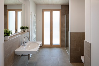 Bathrooms in the CARL apartments