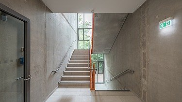 Picture of a staircase in a school