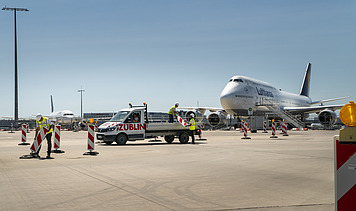 Photo construction site Terminal 3 Frankfurt Airport