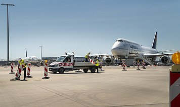 Photo construction site Terminal 3 Frankfurt Airport