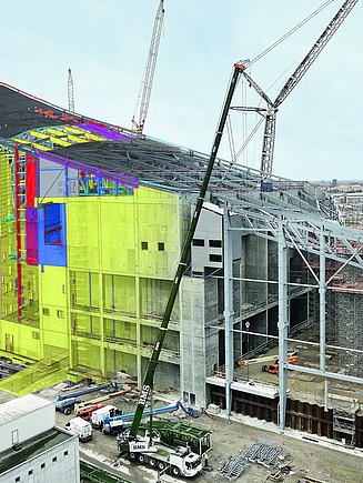 Image collage of the Amager Bakke power plant