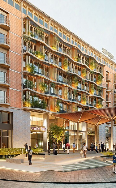 Visualisierung Bürogebäude