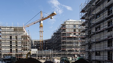 Photo construction site residential quarter Welfenstraße in Wiesbaden
