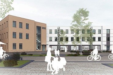 Visualisierung Bürogebäude