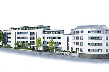 Visualisierung Gebäudekomplex