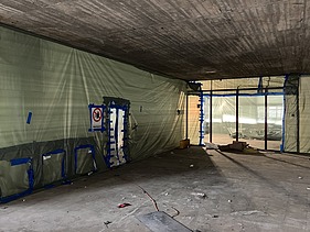 Foto Umbauarbeiten des Bauen im Bestand-Projektes Zentralbibliothek Köln