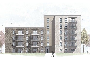 Visualisierung Wohnungsgebäude