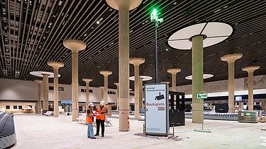 Photo construction site Terminal 3 Frankfurt Airport