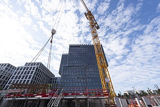 Photo construction site SEED Frankfurt am Main