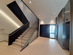 Staircase within the One Plaza