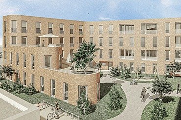 Bauschild BV Volksbank Kelkheim