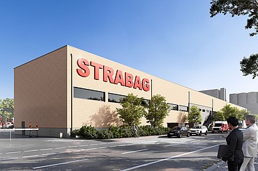 Visualization of a factory building