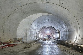 Photo tunnel tube highway tunnel Boyneburg