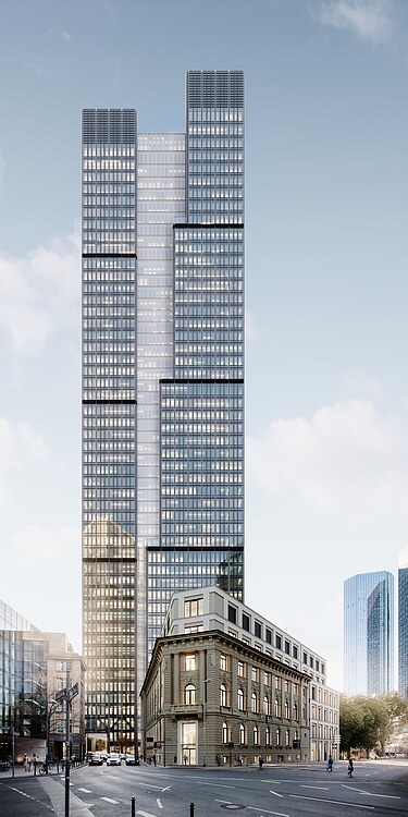 Außenansicht auf den CBT von der Mainzer Strasse