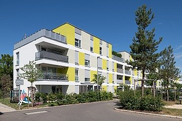 Foto Außenansicht Mehrfamilienhäuser Luise-Bronner-Straße Heilbronn