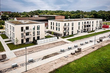 Exterior view of the Conept Neumünster residential complex